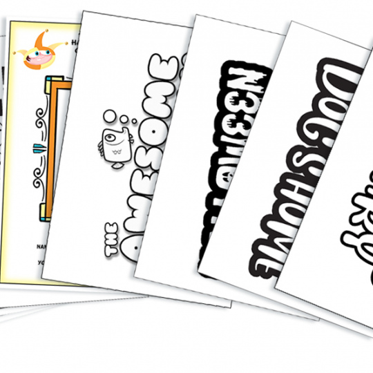 Twelve supporting graphics for theme lessons. From logos to templates. When you buy, a link to download all as a single PDF will automatically be emailed to you. Click to enlarge. 