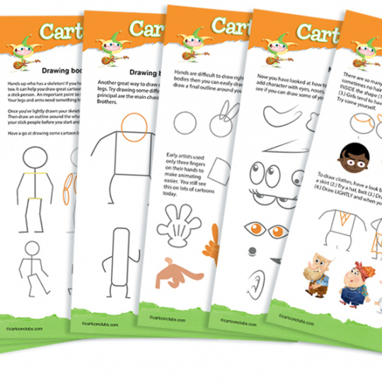 Eight lesson sheets. From facial expressions to comic strips. When you buy, a link to download all as a single PDF will be automatically be emailed to you.  Click to enlarge.